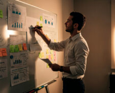 Team at DigitalSRS planning a custom digital marketing strategy